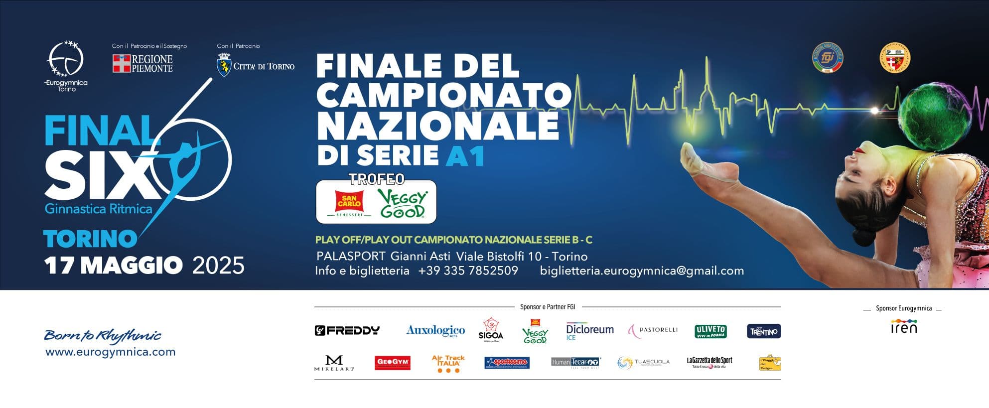 Final Six 2025 di Ginnastica Ritmica – Finali di serie A1, Play OFF/Play Out di Serie B – C